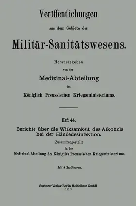 Loparo |  Berichte über die Wirksamkeit des Alkohols bei der Händedesinfektion | Buch |  Sack Fachmedien