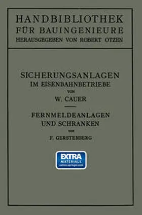 Cauer |  Sicherungsanlagen im Eisenbahnbetriebe | eBook | Sack Fachmedien