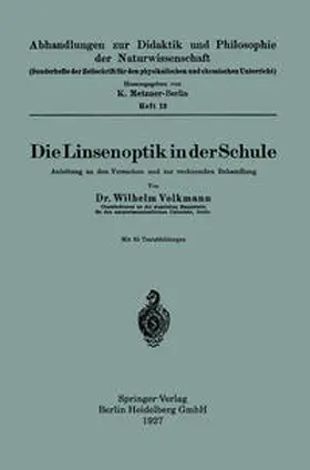 Volkmann |  Die Linsenoptik in der Schule | eBook | Sack Fachmedien
