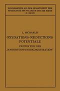 Michaelis |  Oxydations-Reductions-Potentiale | Buch |  Sack Fachmedien