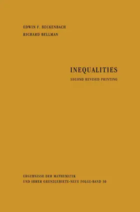 Bellman / Beckenbach |  Inequalities | Buch |  Sack Fachmedien