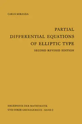 Miranda |  Partial Differential Equations of Elliptic Type | eBook | Sack Fachmedien