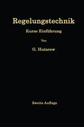 Hutarew |  Regelungstechnik | eBook | Sack Fachmedien