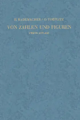 Toeplitz / Rademacher |  Von Zahlen und Figuren | Buch |  Sack Fachmedien