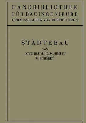 Blum / Otzen / Schimpff |  Städtebau | Buch |  Sack Fachmedien
