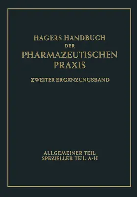 Arends / Zörnig / Kern |  Hagers Handbuch der pharmazeutischen Praxis | Buch |  Sack Fachmedien