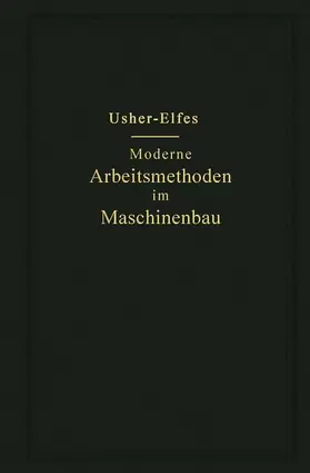 Usher |  Moderne Arbeitsmethoden im Maschinenbau | Buch |  Sack Fachmedien