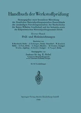 Siebel | Prüf- und Meßeinrichtungen | Buch | 978-3-662-35760-6 | sack.de
