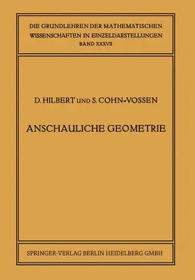 Cohn-Vossen / Hilbert |  Anschauliche Geometrie | Buch |  Sack Fachmedien