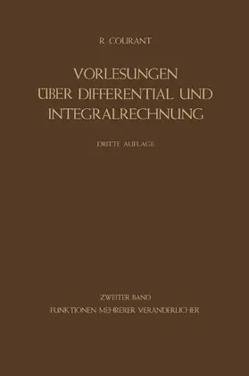 Courant |  Funktionen Mehrerer Veränderlicher | Buch |  Sack Fachmedien