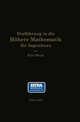Wicke |  Einführung in die höhere Mathematik | Buch |  Sack Fachmedien
