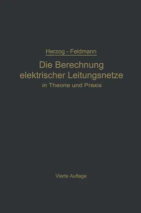 Feldmann |  Die Berechnung elektrischer Leitungsnetze in Theorie und Praxis | Buch |  Sack Fachmedien