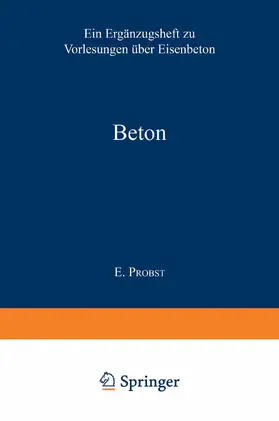 Probst |  Beton | Buch |  Sack Fachmedien