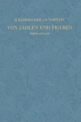 Rademacher / Toeplitz |  Von Zahlen und Figuren | eBook | Sack Fachmedien