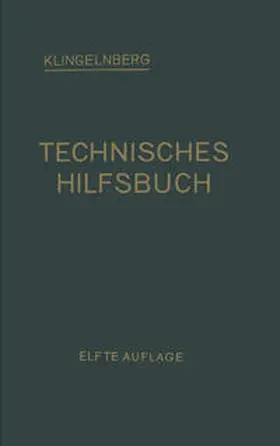 Klingelnberg / Preger / Reindl |  Klingelnberg Technisches Hilfsbuch | eBook | Sack Fachmedien
