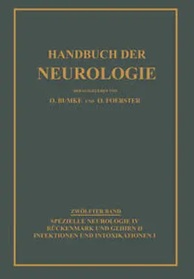 Bumke / Foerster |  Infektionen und Intoxikationen | eBook | Sack Fachmedien