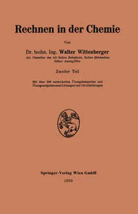 Wittenberger |  Rechnen in der Chemie | eBook | Sack Fachmedien