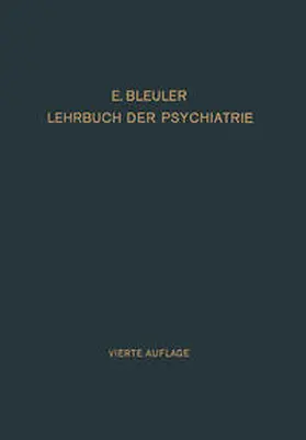 Bleuler |  Lehrbuch der Psychiatrie | eBook | Sack Fachmedien