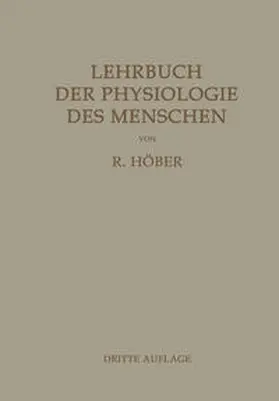 Höber |  Lehrbuch der Physiologie des Menschen | eBook | Sack Fachmedien