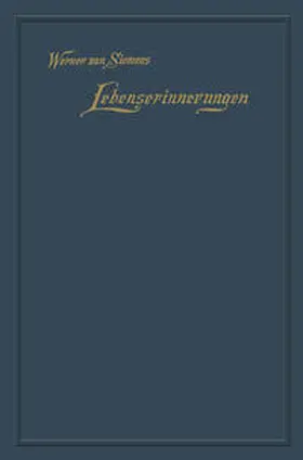 Siemens |  Lebenserinnerungen | eBook | Sack Fachmedien