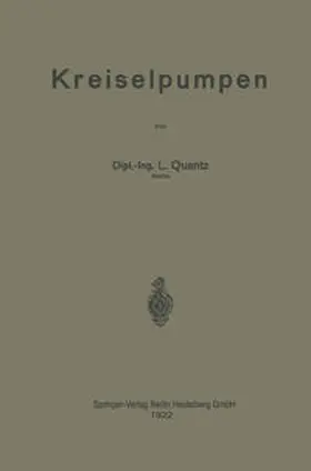 Quantz |  Kreiselpumpen | eBook | Sack Fachmedien