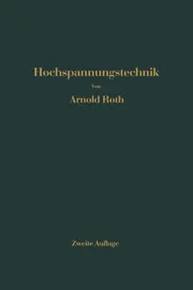 Roth / Imhof |  Hochspannungstechnik | eBook | Sack Fachmedien