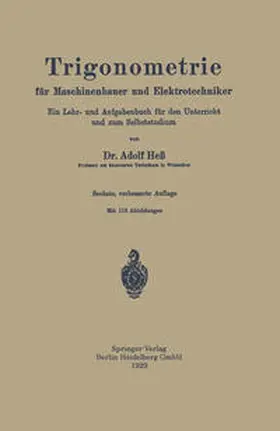 Hess |  Trigonometrie für Maschinenbauer und Elektrotechniker | eBook | Sack Fachmedien