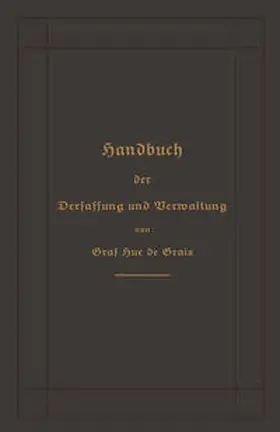 Handbuch der Verfassung und Verwaltung in Preußen und dem Deutschen Reiche | eBook | Sack Fachmedien
