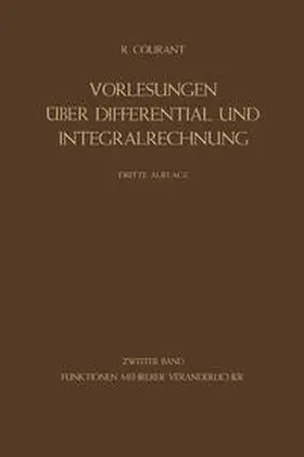 Courant | Funktionen Mehrerer Veränderlicher | E-Book | www.sack.de