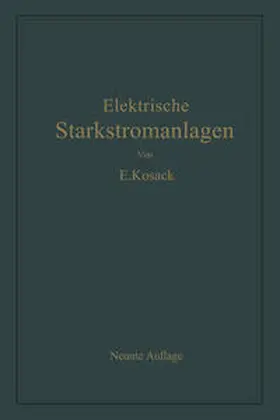 Kosack |  Elektrische Starkstromanlagen | eBook | Sack Fachmedien