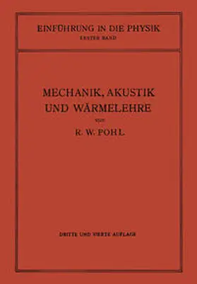 Pohl |  Einführung in die Mechanik, Akustik und Wärmelehre | eBook | Sack Fachmedien