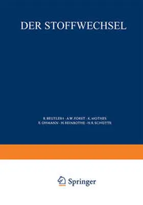 Beutler / Flaschenträger / Lehnartz |  Der Stoffwechsel | eBook | Sack Fachmedien