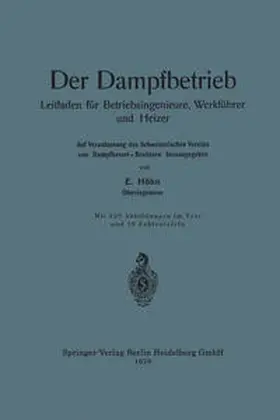 Höhn |  Der Dampfbetrieb | eBook | Sack Fachmedien