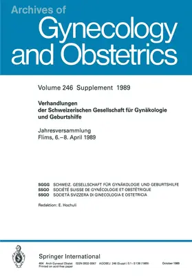 Schneider / Senn / Kind |  Verhandlungen der Schweizerischen Gesellschaft für Gynäkologie und Geburtshilfe | Buch |  Sack Fachmedien