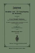 Danckelmann |  Jahrbuch der Preutzischen Forst- und Jagdgesetzgebung und Verwaltung | Buch |  Sack Fachmedien