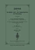 Danckelmann |  Jahrbuch der Preußischen Forst- und Jagd-Gesetzgebung und Verwaltung | Buch |  Sack Fachmedien