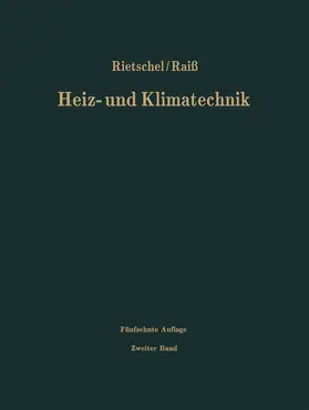 Rietschel / Protz / Raiss |  Verfahren und Unterlagen zur Berechnung | Buch |  Sack Fachmedien