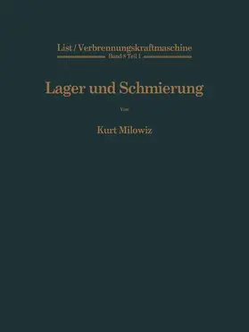 List |  Lager und Schmierung | Buch |  Sack Fachmedien