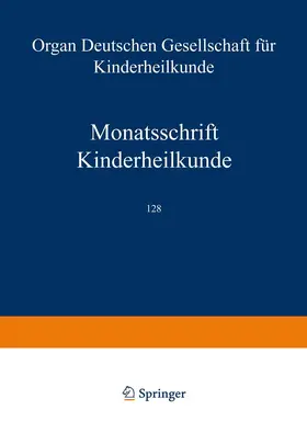Bachmann / Hadorn / Berger |  Monatsschrift Kinderheilkunde | Buch |  Sack Fachmedien