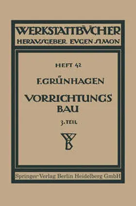Grünhagen | Der Vorrichtungsbau | E-Book | www.sack.de