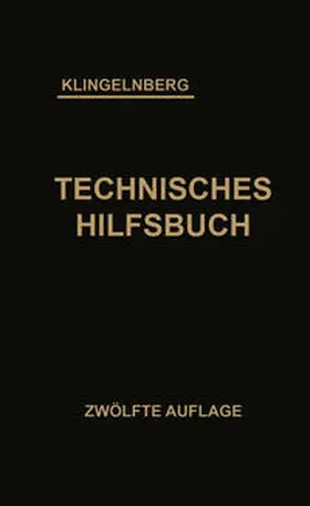 Klingelnberg / Preger / Reindl |  Klingelnberg Technisches Hilfsbuch | eBook | Sack Fachmedien