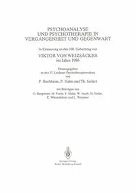 BUCHHEIM / von Weizsäcker | Psychoanalyse und Psychotherapie in der Vergangenheit und Gegenwart | E-Book | www.sack.de