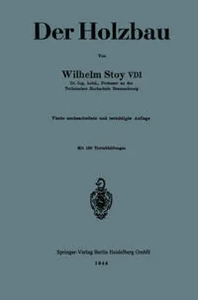 Stoy |  Der Holzbau | eBook | Sack Fachmedien