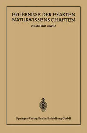 Bartels |  Ergebnisse der Exakten Naturwissenschaften | eBook | Sack Fachmedien