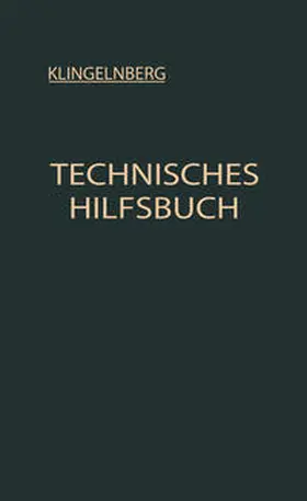 Klingelnberg / Preger / Reindl |  Technisches Hilfsbuch | eBook | Sack Fachmedien