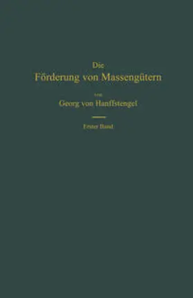 von Hanffstengel | Die Förderung von Massengütern | E-Book | www.sack.de