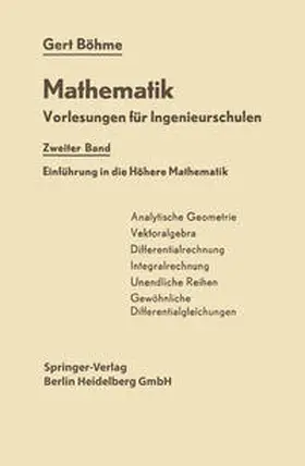 Böhme |  Einführung in die Höhere Mathematik | eBook | Sack Fachmedien