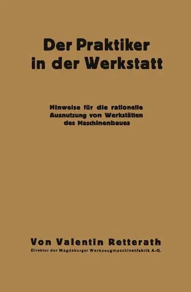 Retterath |  Der Praktiker in der Werkstatt | Buch |  Sack Fachmedien