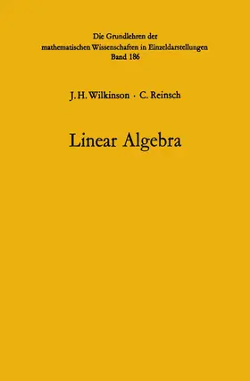 WILKINSON / Bauer / Reinsch |  Linear Algebra | Buch |  Sack Fachmedien