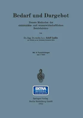 Lüdin | Bedarf und Dargebot | Buch | 978-3-662-39241-6 | www.sack.de
